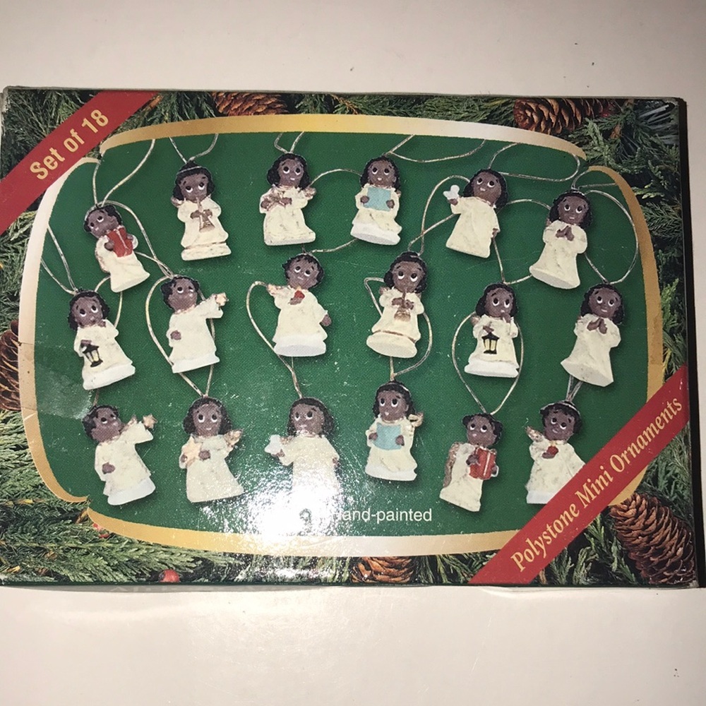 NIP Set/18 Mini African American Ornaments